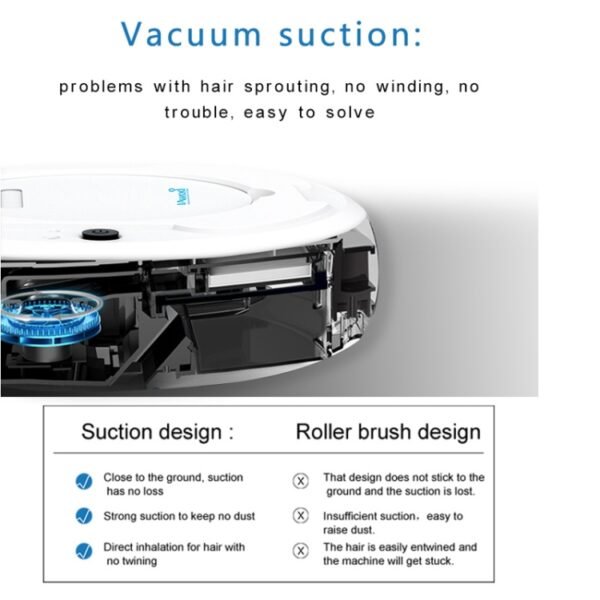 1800Pa Large Suction Smart Household Vacuum Cleaner Clean Robot, CA0380, CA0380B, CA0380H - Image 9