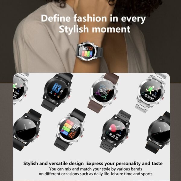 DTNO.1 S10 1.3 inches TFT Color Screen Smart Bracelet IP68 Waterproof, Leather Watchband, Support Call Reminder /Heart Rate Monitoring /Sleep Monitoring /Multi-sport Mode - Image 9