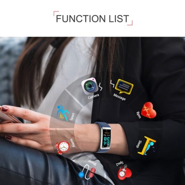 TD19 1.14 inches IPS Screen Smart Bracelet IP67 Waterproof, Support Call Reminder / Heart Rate Monitoring / Blood Pressure Monitoring / Sleep Monitoring /  Remote Camera - Image 17