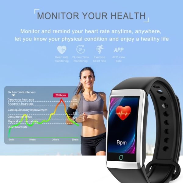TD19 1.14 inches IPS Screen Smart Bracelet IP67 Waterproof, Support Call Reminder / Heart Rate Monitoring / Blood Pressure Monitoring / Sleep Monitoring /  Remote Camera - Image 9
