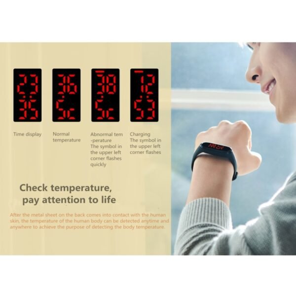 V8 Smart Temperature Monitoring Bracelet, Temperature Measurement Range: 30-45 Degrees Celsius - Image 5