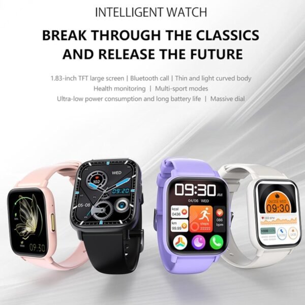DM60 1.83 inch Waterproof Smart Watch, Support Body Temperature Monitoring / Heart Rate / Blood Oxygen / Blood Pressure Monitoring - Image 2