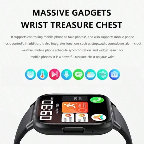 DM60 1.83 inch Waterproof Smart Watch, Support Body Temperature Monitoring / Heart Rate / Blood Oxygen / Blood Pressure Monitoring - Image 16