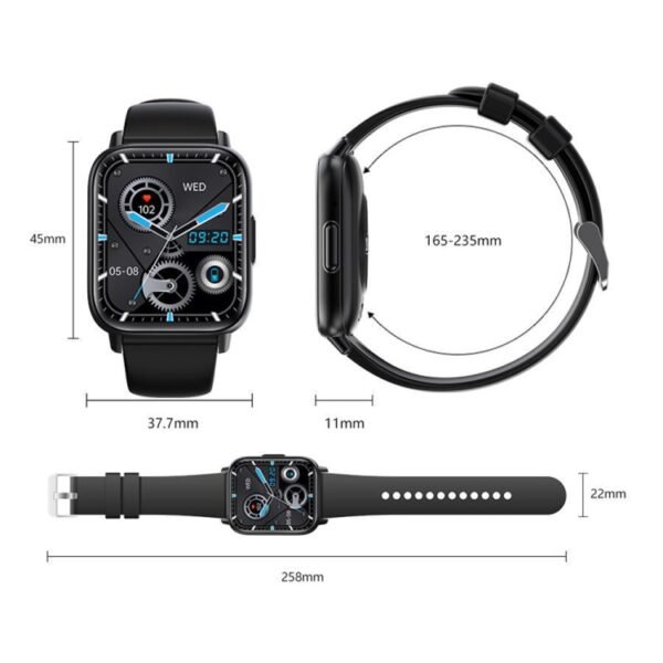 DM60 1.83 inch Waterproof Smart Watch, Support Body Temperature Monitoring / Heart Rate / Blood Oxygen / Blood Pressure Monitoring - Image 17
