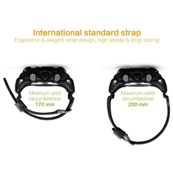 EX16 1.12 Inch FSTN LCD Full Angle Screen Display Sport Smart Watch, IP67 Waterproof, Support Pedometer / Stopwatch / Alarm / Notification Remind / Call Notify / Camera Remote Control / Calories Burned, Compatible with Android and iOS Phones - Image 7