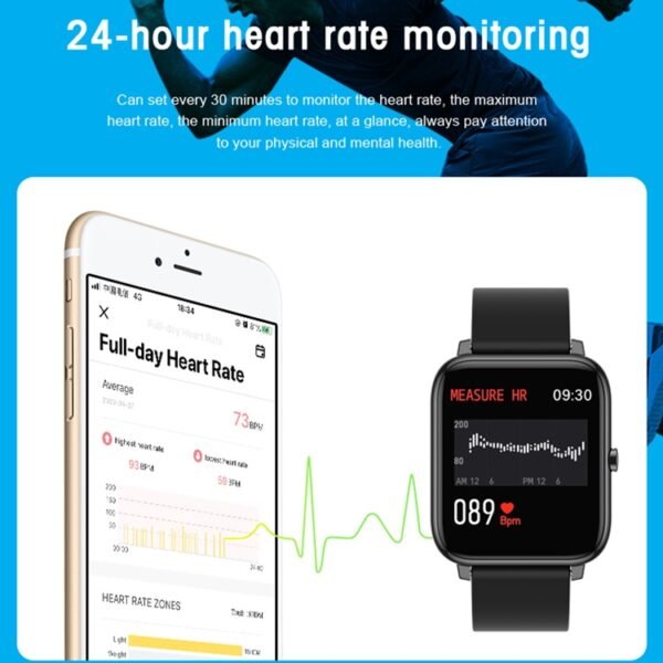 P22 1.4 inch IPS Color Screen Smart Watch,IP67 Waterproof, Support Remote Camera /Heart Rate Monitoring/Sleep Monitoring/Sedentary Reminder/Blood Pressure Monitoring - Image 7
