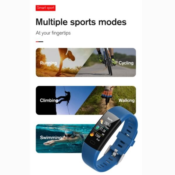 Y10 0.96 inch TFT Color Screen Smart Bracelet, Support Call Reminder/ Heart Rate Monitoring /Blood Pressure Monitoring/ Sleep Monitoring/Blood Oxygen Monitoring - Image 4