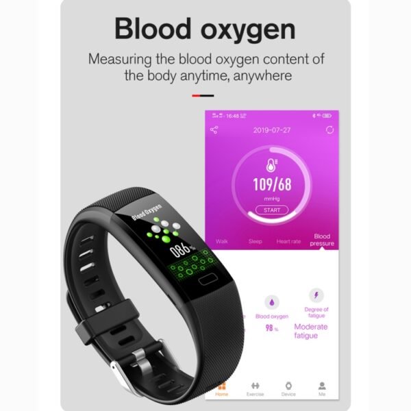Y10 0.96 inch TFT Color Screen Smart Bracelet, Support Call Reminder/ Heart Rate Monitoring /Blood Pressure Monitoring/ Sleep Monitoring/Blood Oxygen Monitoring - Image 8