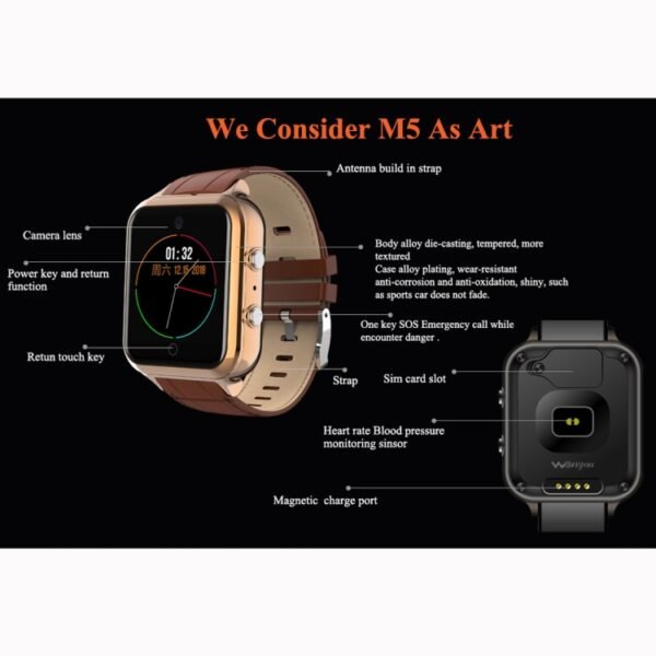 M5 1.54 inch TFT Color Screen Smart Bracelet, Support Call Reminder/ Heart Rate Monitoring /Blood Pressure Monitoring/ Sleep Monitoring/Blood Oxygen Monitoring - Image 8