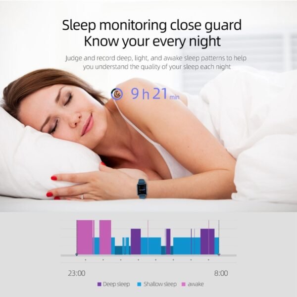 P8 1.3 inch IPS Color Screen Smart Watch, Support Heart Rate Monitoring / Blood Pressure Monitoring / Sleep Monitoring / Blood Oxygen Monitoring - Image 10