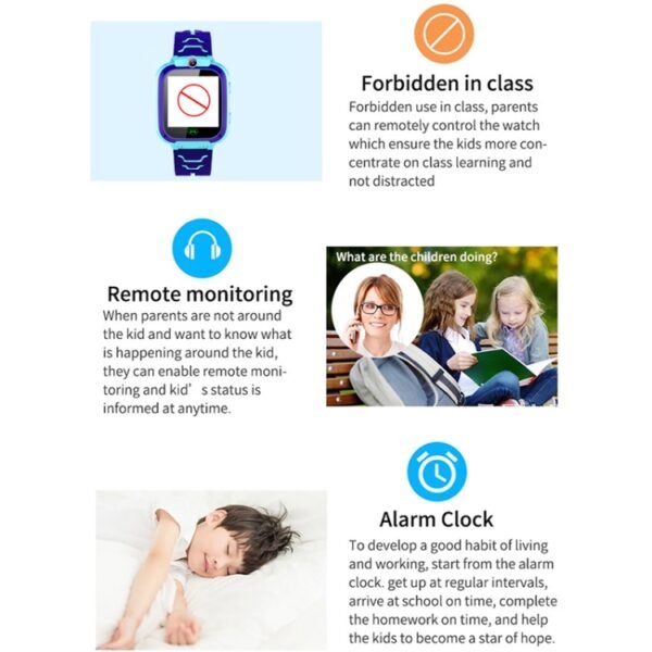 Q12B 1.44 inch Color Screen Smartwatch for Children, Support LBS Positioning / Two-way Dialing / One-key First-aid / Voice Monitoring / Setracker APP - Image 8