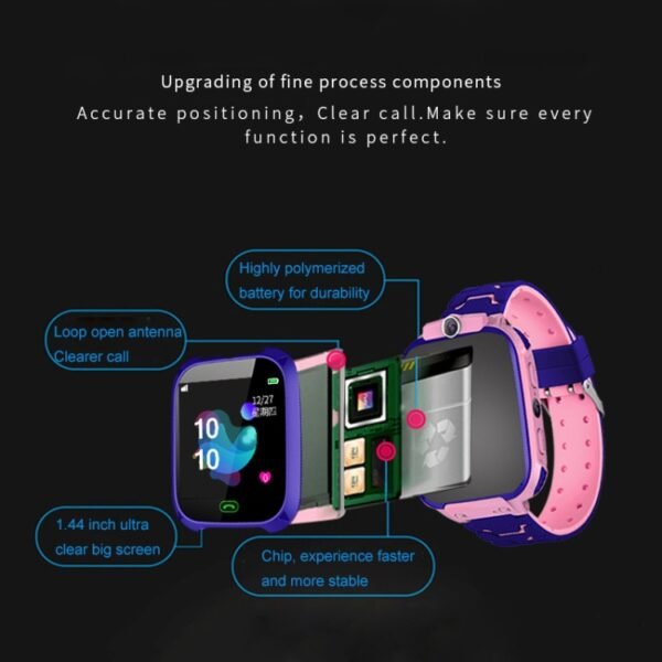 Q12B 1.44 inch Color Screen Smartwatch for Children, Support LBS Positioning / Two-way Dialing / One-key First-aid / Voice Monitoring / Setracker APP - Image 10