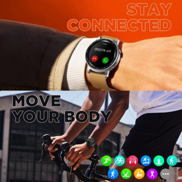 Zeblaze GTR2 1.28 inch Color Touch Screen Bluetooth 5.0 IP68 Waterproof Smart Watch, Support Sleep Monitor / Heart Rate Monitor / Blood Pressure Monitoring - Image 3