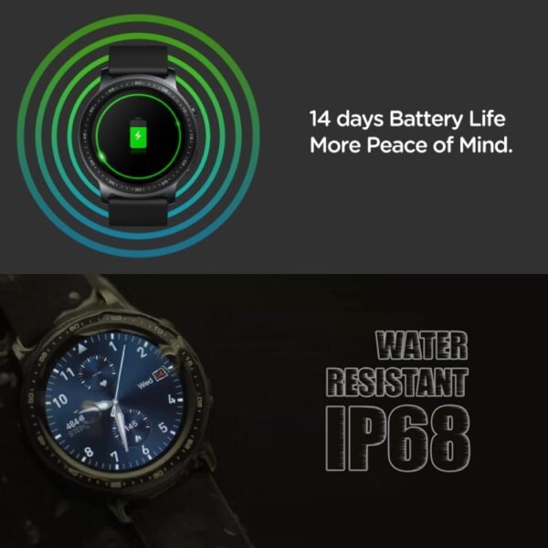 Zeblaze GTR2 1.28 inch Color Touch Screen Bluetooth 5.0 IP68 Waterproof Smart Watch, Support Sleep Monitor / Heart Rate Monitor / Blood Pressure Monitoring - Image 6