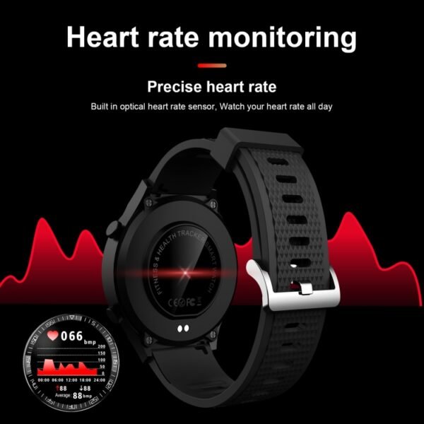 M88 Smart Watch for Men, Support Heart Rate / Blood Pressure / Oxygen Monitoring & Sleep Monitoring & Sedentary Reminder - Image 6