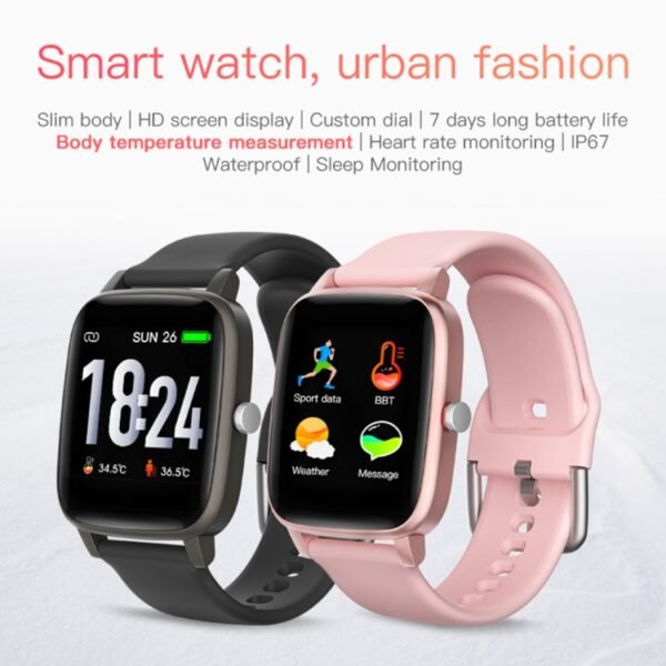 T98 1.4 inch Color Screen Smart Watch, IP67 Waterproof, Support Body Temperature Measurement / Heart Rate Monitoring / Blood Pressure Monitoring / Sedentary Reminder / Calories - Image 4
