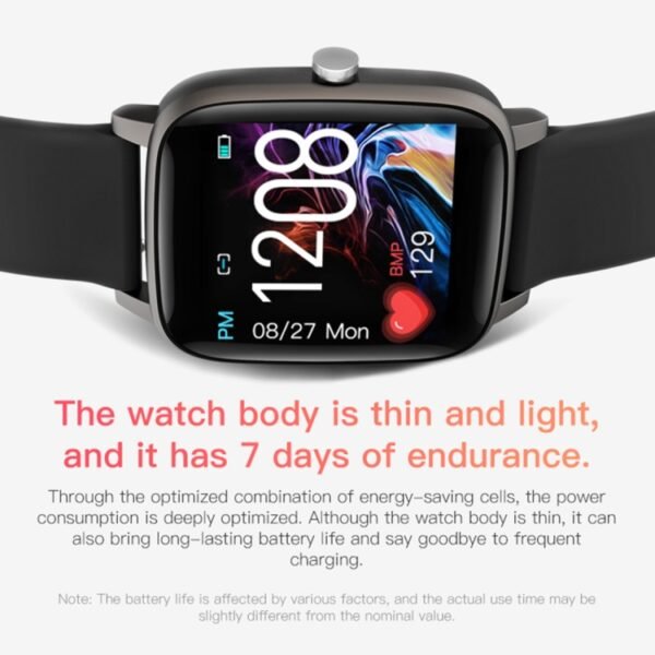 T98 1.4 inch Color Screen Smart Watch, IP67 Waterproof, Support Body Temperature Measurement / Heart Rate Monitoring / Blood Pressure Monitoring / Sedentary Reminder / Calories - Image 7