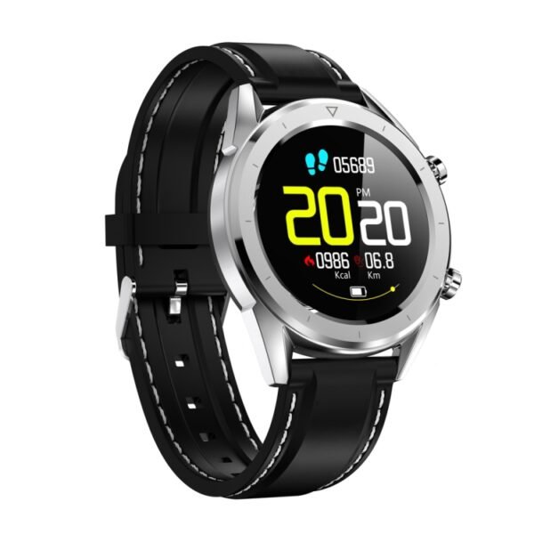 DT28 1.54inch IP68 Waterproof Silicone Strap Smartwatch Bluetooth 4.2, Support Incoming Call Reminder / Blood Pressure Monitoring / Watch Payment - Image 2