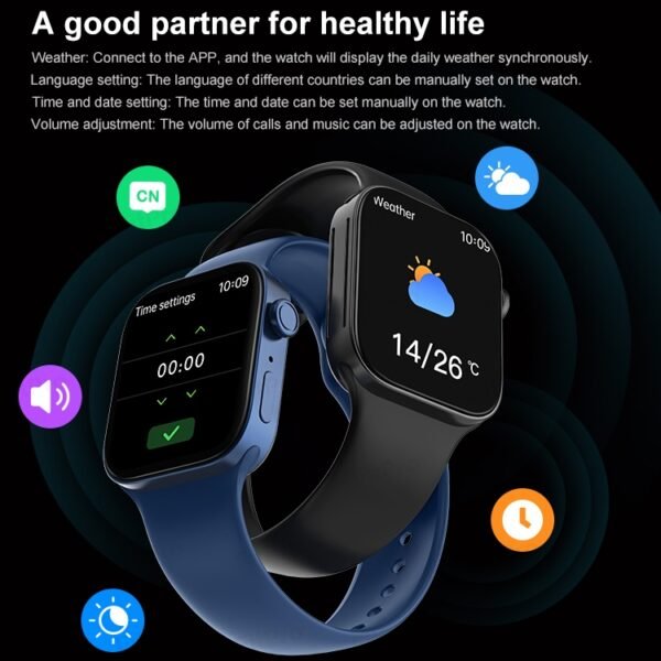 T500+MAX 1.69 inch HD Screen Smart Wristband, Support Bluetooth Calling/Heart Rate Monitoring - Image 7