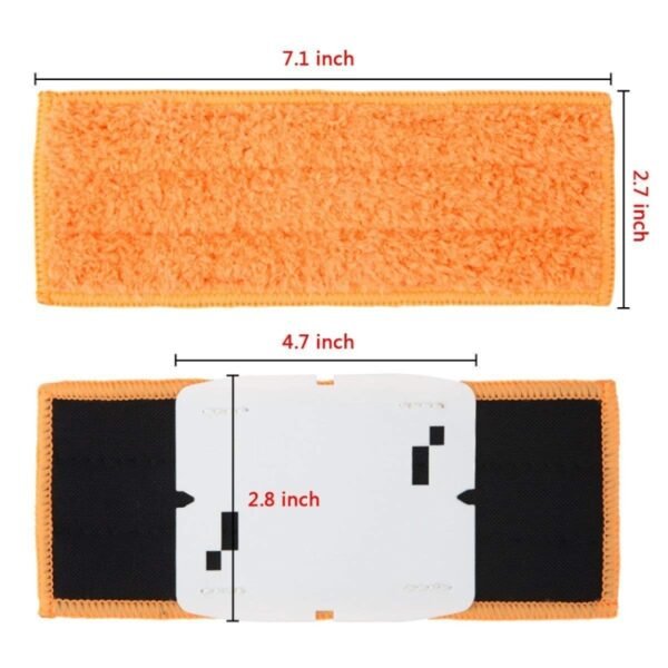 3 PCS Reusable Replacement Microfiber Mopping Cloth Wet Rag for iRobot Braava jet240 / 241 - Image 2