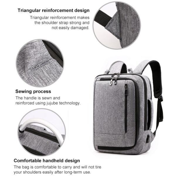 cxs-620 Multifunctional Oxford Laptop Bag Backpack - Image 7