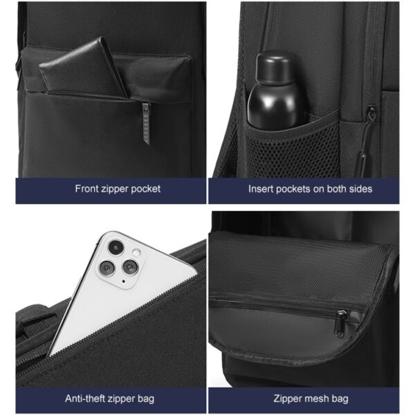 cxs-8106 Multifunctional Oxford Laptop Bag Backpack - Image 6