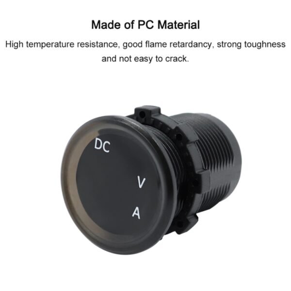B3613  IP67 Waterproof Car Modification 4.5-30V Voltmeter + Ammeter - Image 7