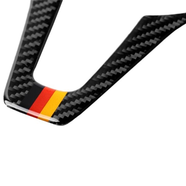 Car German Flag Carbon Fiber Steering Wheel Decorative Sticker for Mercedes-Benz - Image 4