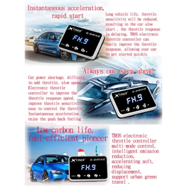 TROS TS-6Drive Potent Booster Electronic Throttle Controller for Jeep Wrangler JK 2007-2017 - Image 8