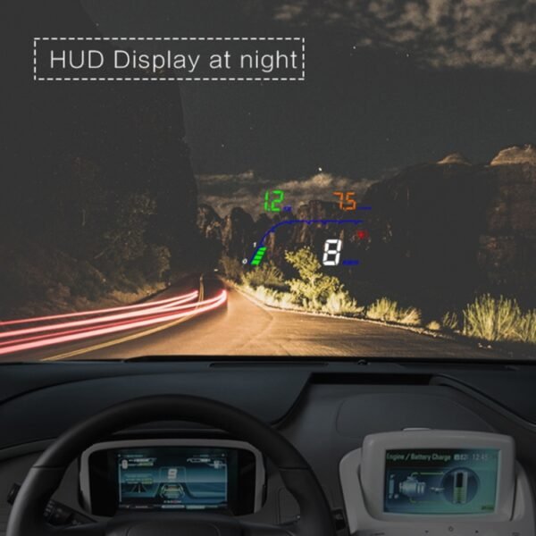 T100 OBD2 4 inch Vehicle-mounted Head Up Display Security System, Support Car Speed / Engine Revolving Speed Display / Instantaneous Fuel Consumption / Detection and Elimination Fault Code - Image 16