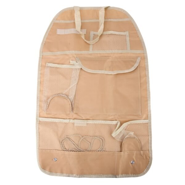 Auto Car Seat Back Organizer Car Seat Hanging Bag Storage for Drinks Cups Phones and Other Items - Image 2