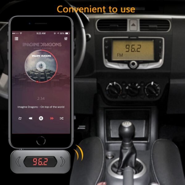Doosl DSER116 Multifunctional Car FM Transmitter Wireless Music Receiver with 3.5mm Jack & LCD Display, Support Hands-free Call, DSER116 - Image 7