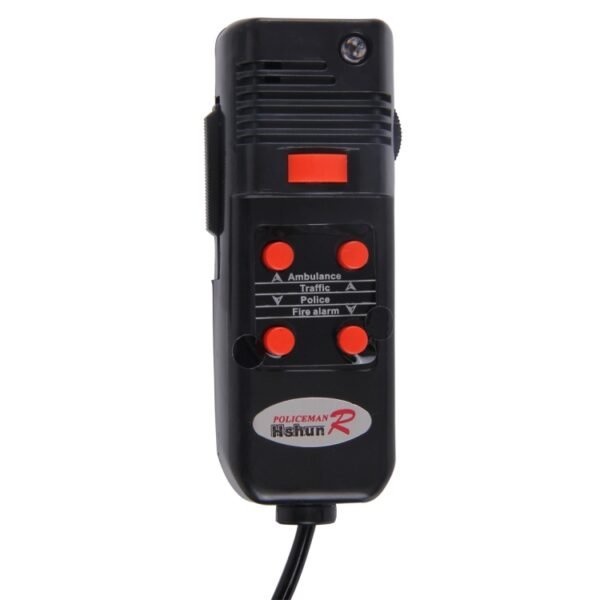 HJS-78005 12V 60W 300dB Car Electric Alarm Air Horn Siren Speaker 5 Sound Tone/ 3 Sound Tone Super Loud With Mic, Cable Length: 60cm - Image 4