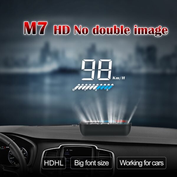 M7 3.5 inch Universal Car OBD2 + GPS HUD Vehicle-mounted Head Up Display Fuel Consumption - Image 13