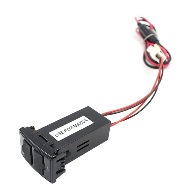 Car DC12V 2.1A Dual USB Port Charger for Mazda - Image 2