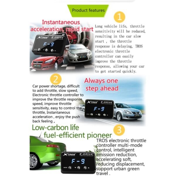 TROS KS-5Drive Potent Booster for Isuzu DMAX 2011+ Electronic Throttle Controller - Image 4