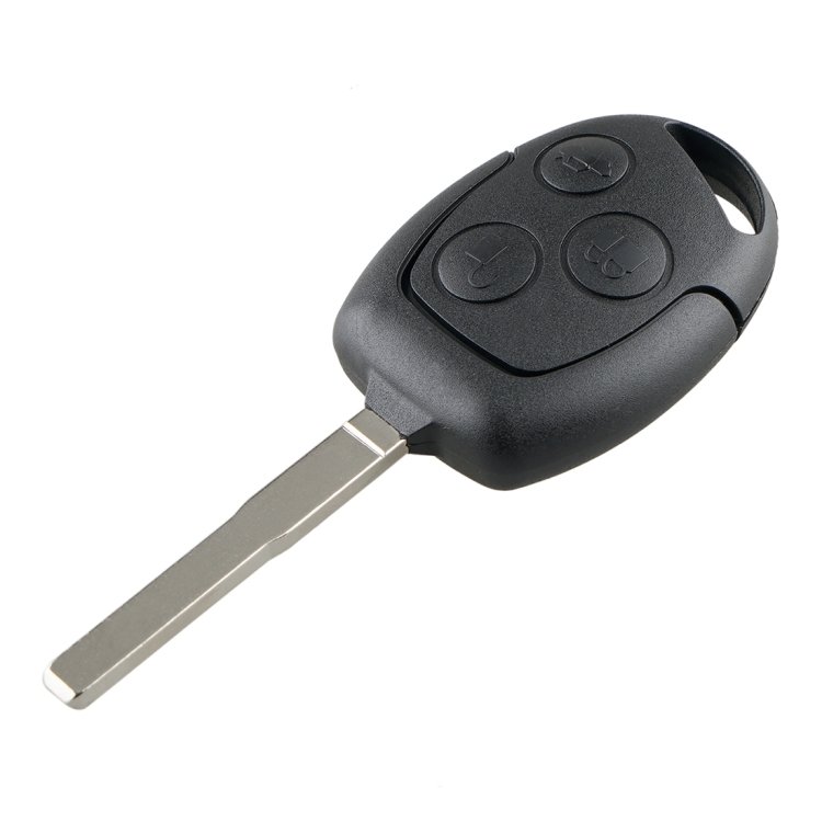 For Ford Focus Intelligent Remote Control Oval Car Key with 63 Chip 40 Bit & Battery, Frequency: 433MHz