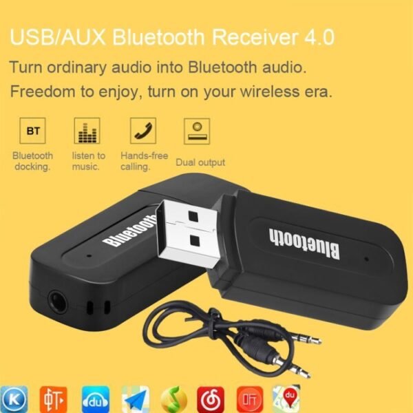 M1 Bluetooth Audio Transmitter Receiver Adapter Portable Audio Player, M1 - Image 8