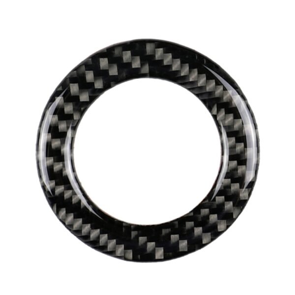 Car Carbon Fiber Steering Wheel Ring Decorative Sticker for Volkswagen - Image 2