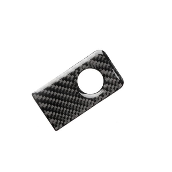 Car Carbon Fiber Front Passenger Seat Storage Box Decorative Sticker for Infiniti Q50 / Q60 2014-2020, Left Drive - Image 2