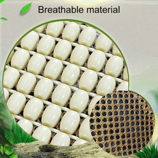 Car Seat Covers Summer Cool Imitation Wooden Beads Ventilation Breathable Seat Cushion - Image 3