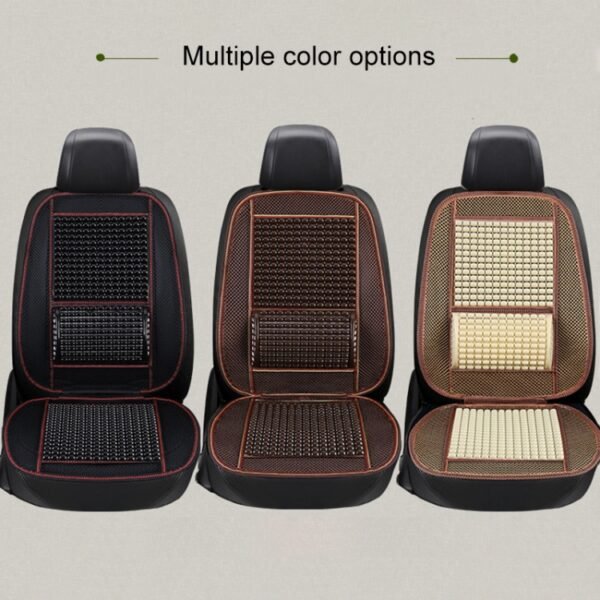 Car Seat Covers Summer Cool Imitation Wooden Beads Ventilation Breathable Seat Cushion - Image 5