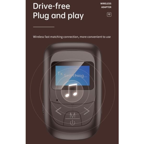 T-14 Bluetooth 5.0 2 In 1 LCD Digital Display Bluetooth Adapter Receiver Transmitter, T-14 - Image 13