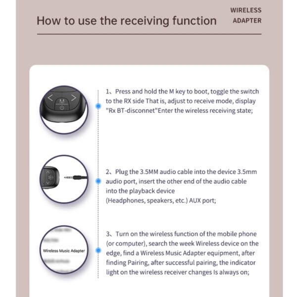 T-14 Bluetooth 5.0 2 In 1 LCD Digital Display Bluetooth Adapter Receiver Transmitter, T-14 - Image 18