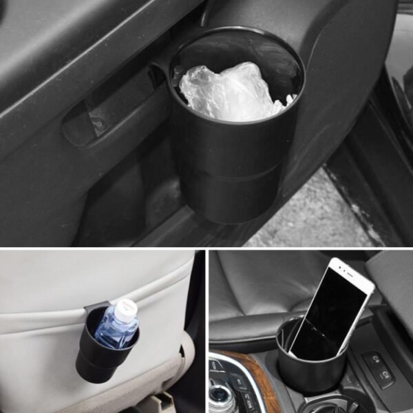 Multifunctional Car Water Cup Holder Hanging Storage Box Mobile Phone Holder Air Outlet Trash Can - Image 5