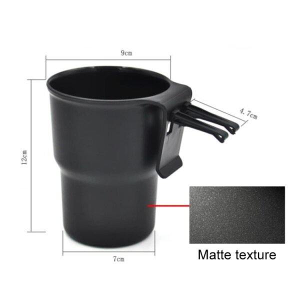 Multifunctional Car Water Cup Holder Hanging Storage Box Mobile Phone Holder Air Outlet Trash Can - Image 2