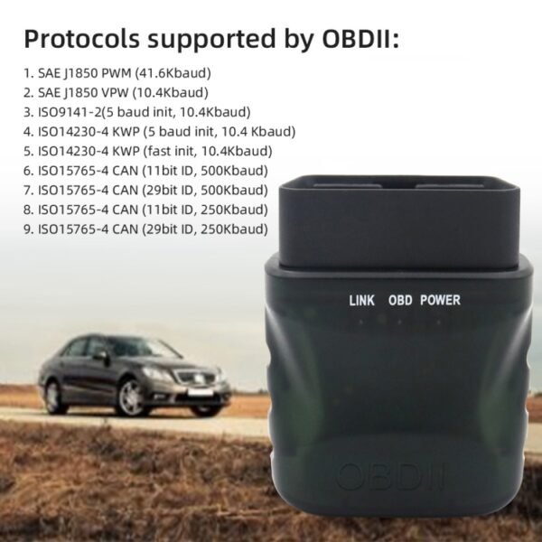 V015 OBD2 Scanner ELM327 Bluetooth 4.0 Fault Diagnostic Scanner - Image 7
