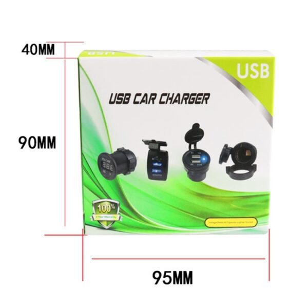 2 PCS Switch Type Dual USB 3.1A Car Charger 12-24V - Image 6