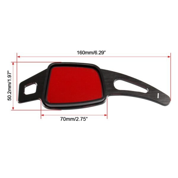 Car Modification Aluminum Paddle Shift Extensions for Audi A3 / S3 2017-2020 Steering Wheel Gear Shifters - Image 3