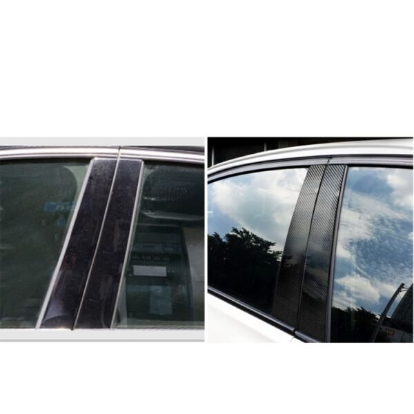 Car Carbon Fiber B Pillar Decorative Sticker for BMW X5 F15 2014-2018, Left and Right Drive Universal - Image 5